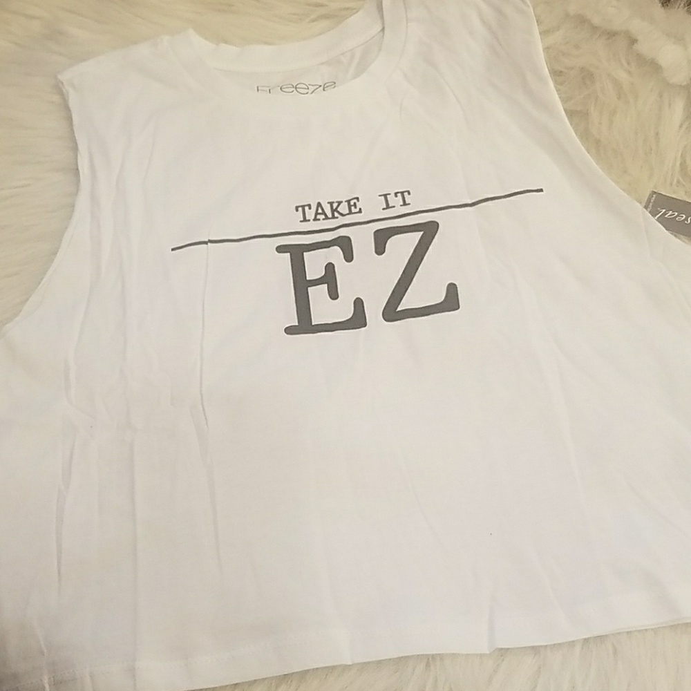🆕Take it EZ crop top